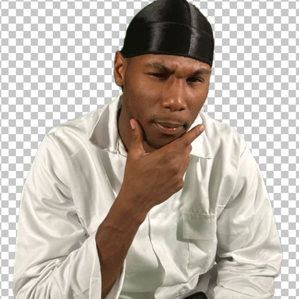 King Kenny thinking while sitting PNG Image