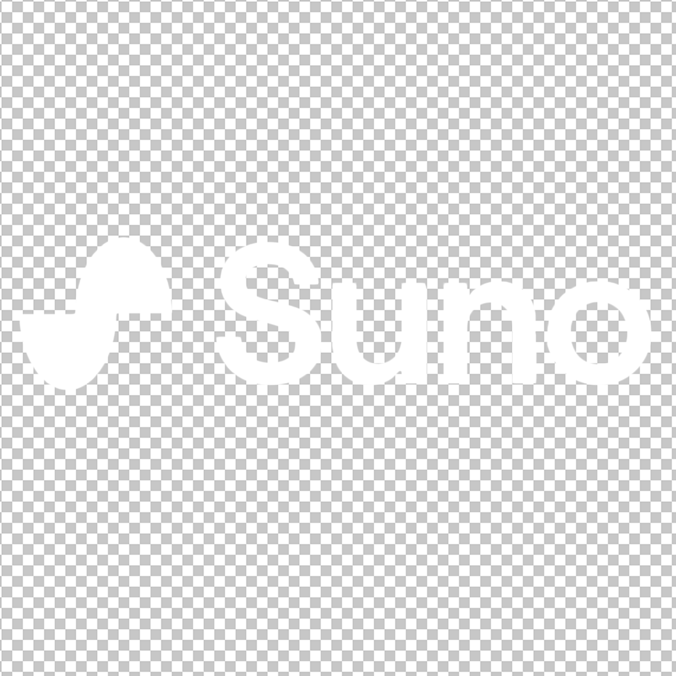 white suno ai logo